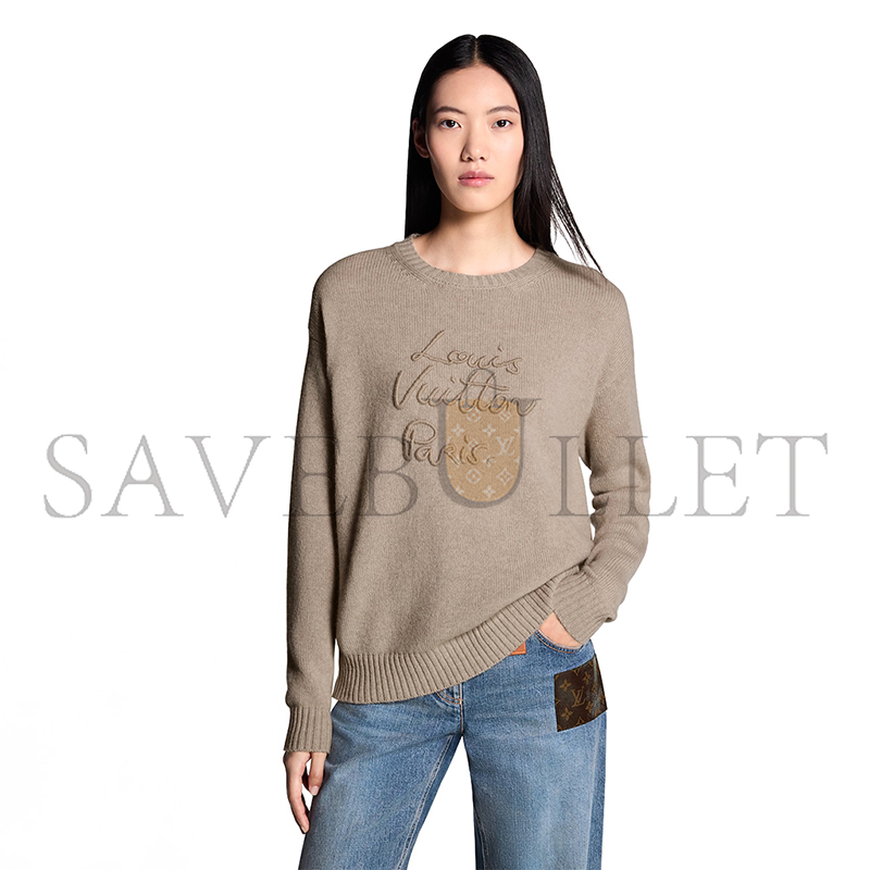 LOUIS VUITTON CURSIVE SIGNATURE PULLOVER 1AIOYH